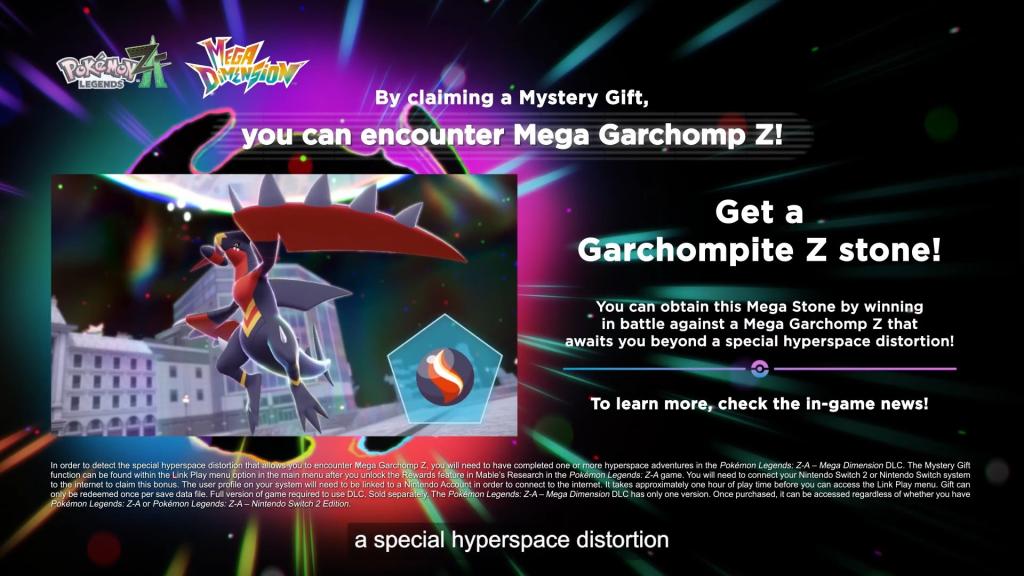 Mega Garchomp Z in Pokemon Legends Z-A