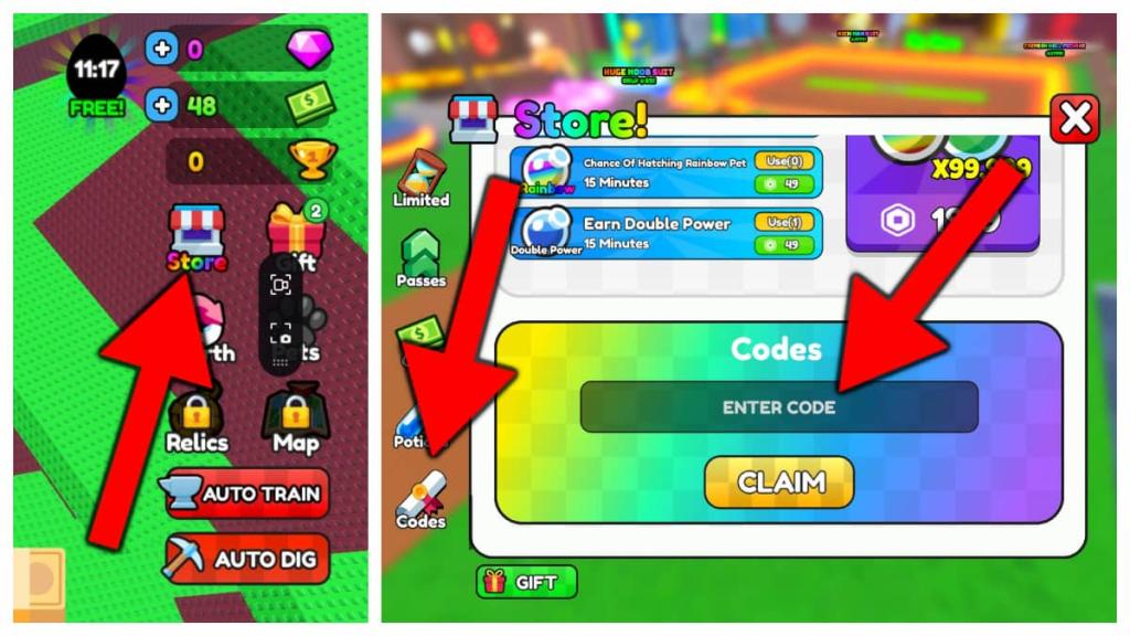 How to redeem Dig Legends codes.
