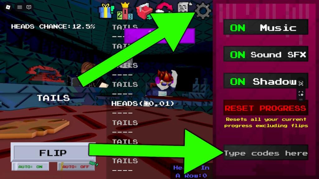 How to redeem Unfair Flips codes.