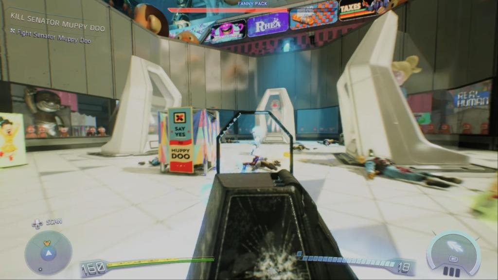 Facing Muppy Doo in High on Life 2