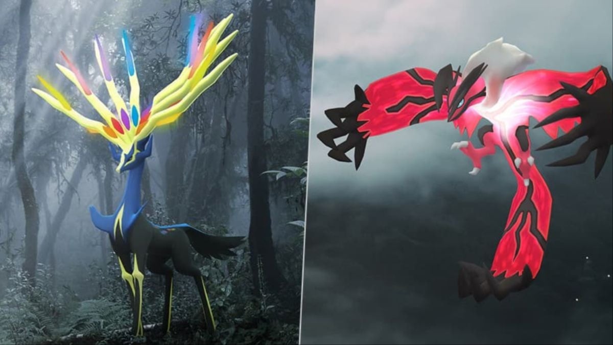 Yveltal and Xerneas in Pokemon Go