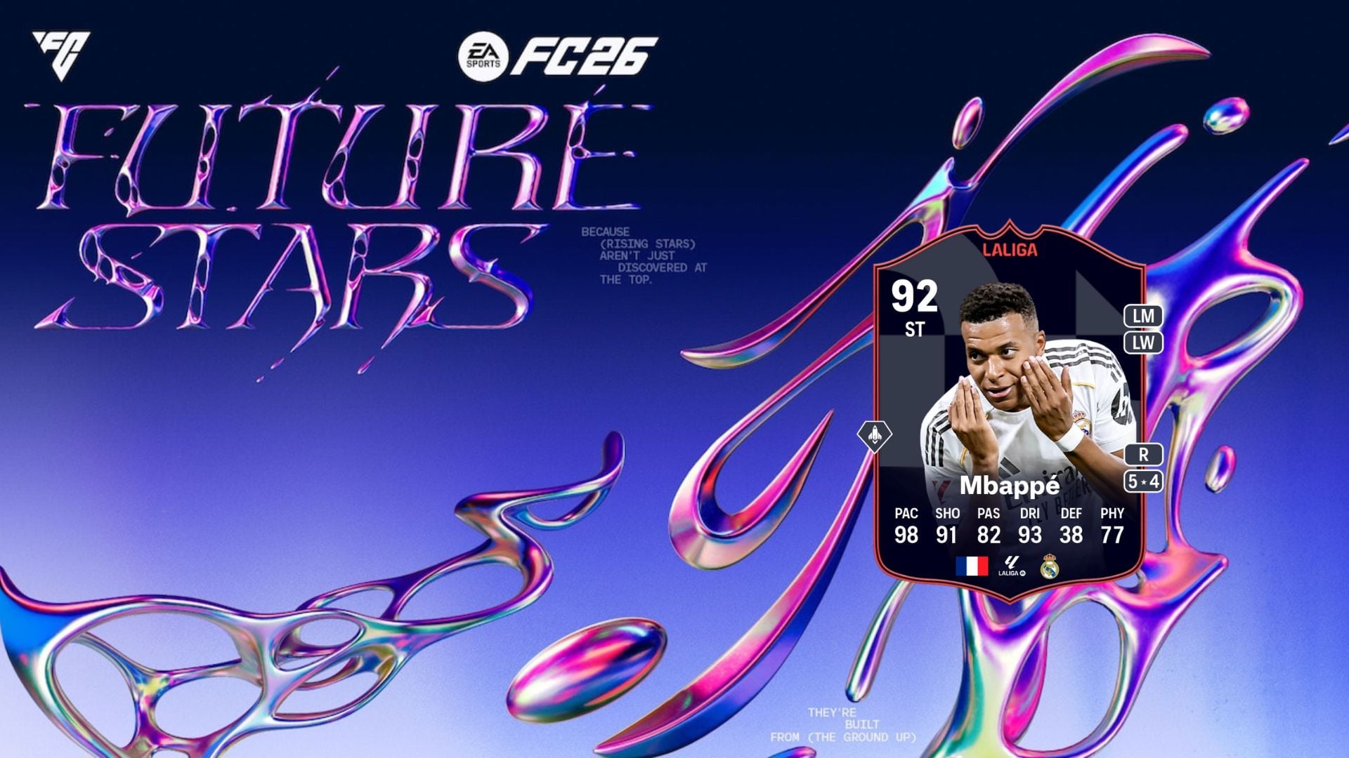 Mbappe LaLiga POTM card in FC 26