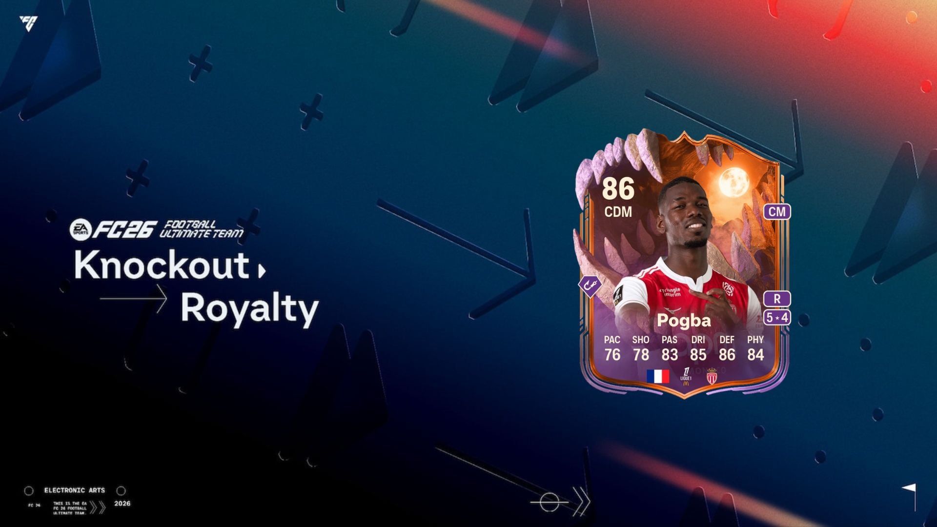 Paul Pogba Winter Wildcards item in FC 26