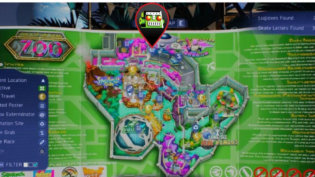 ハイ・オン・ライフ2のサーキット・アルカディア動物園のベンダーの場所