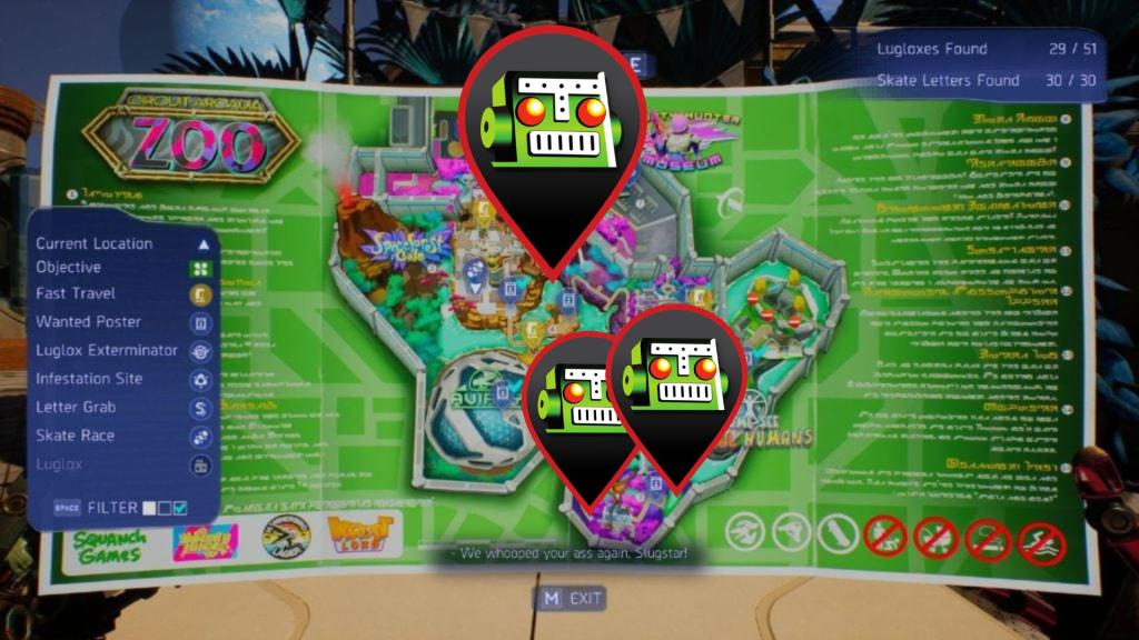 Fishing spots in Zoo