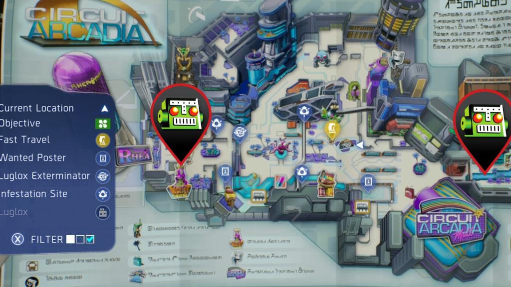 Fishing Spots in Circuit Arcadia