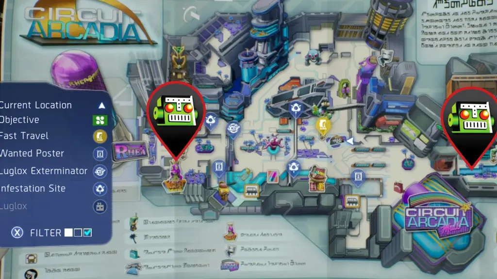 Fishing Spots in Circuit Arcadia