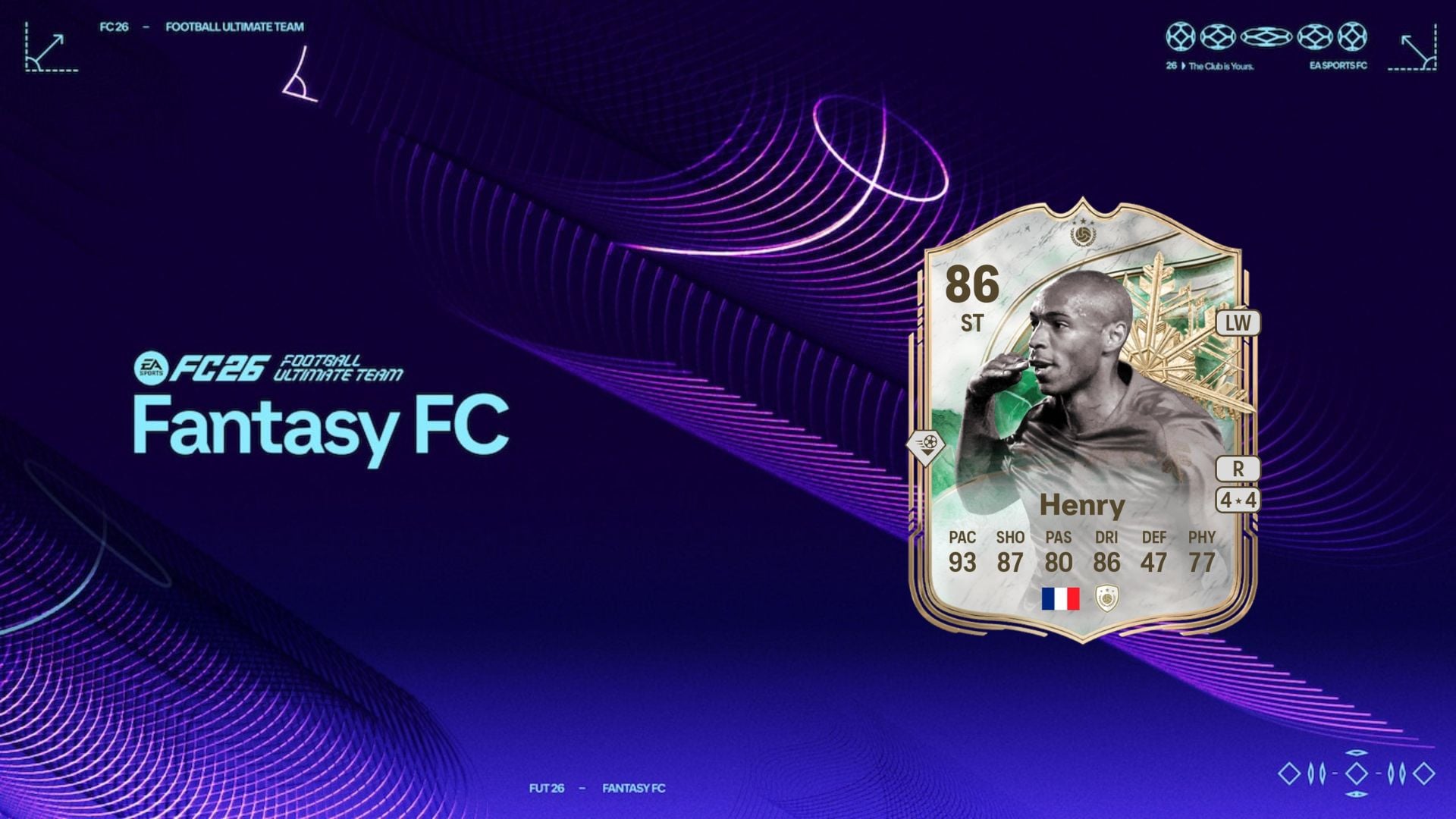 Thierry Henry Winter Wildcards item in FC 26