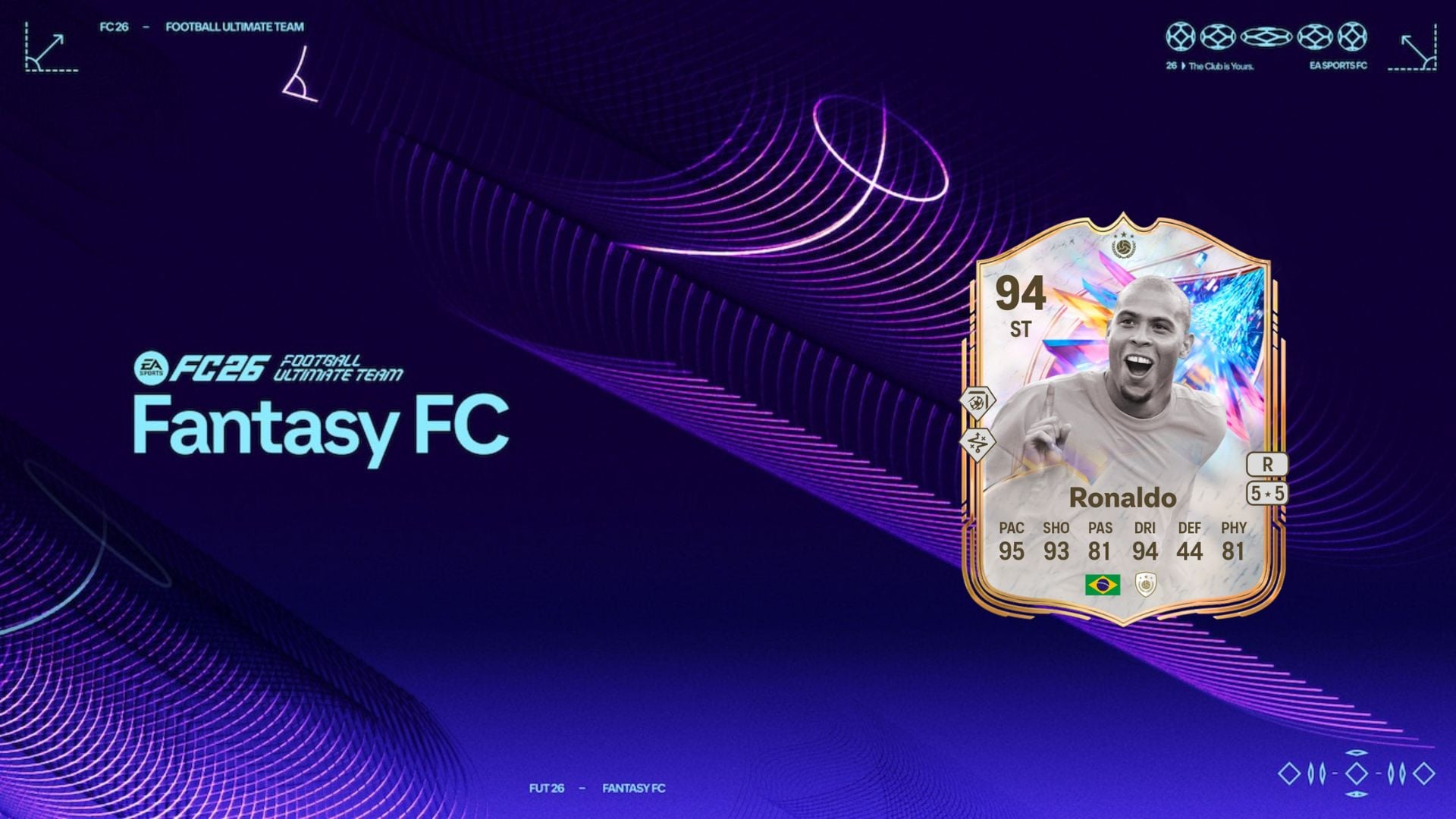 Ronaldo Icon Swap card in FC 26