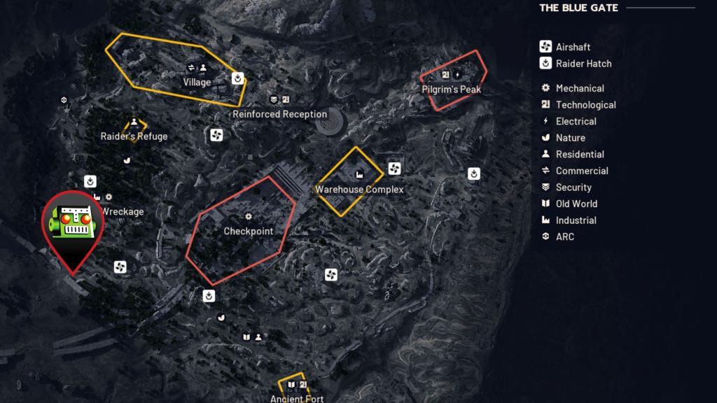 Bilguun's Shelter location in ARC Raiders