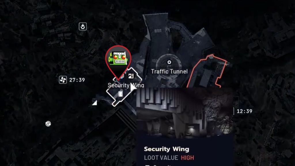 ARC Raidersのセキュリティウィングルーム