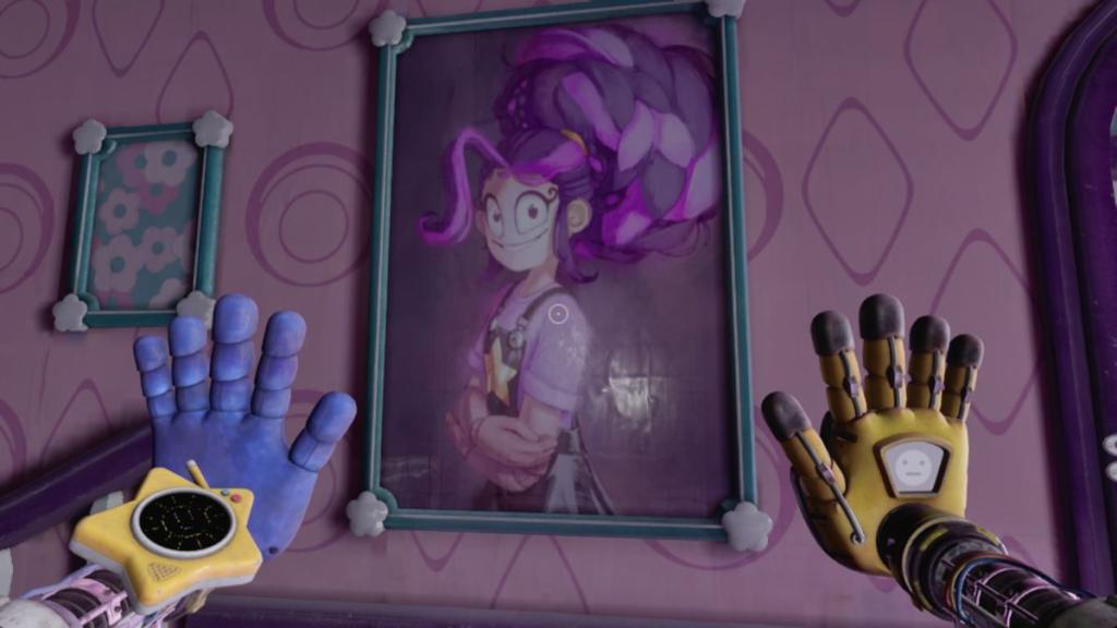 A painting of Lily Lovebraids in her mansion