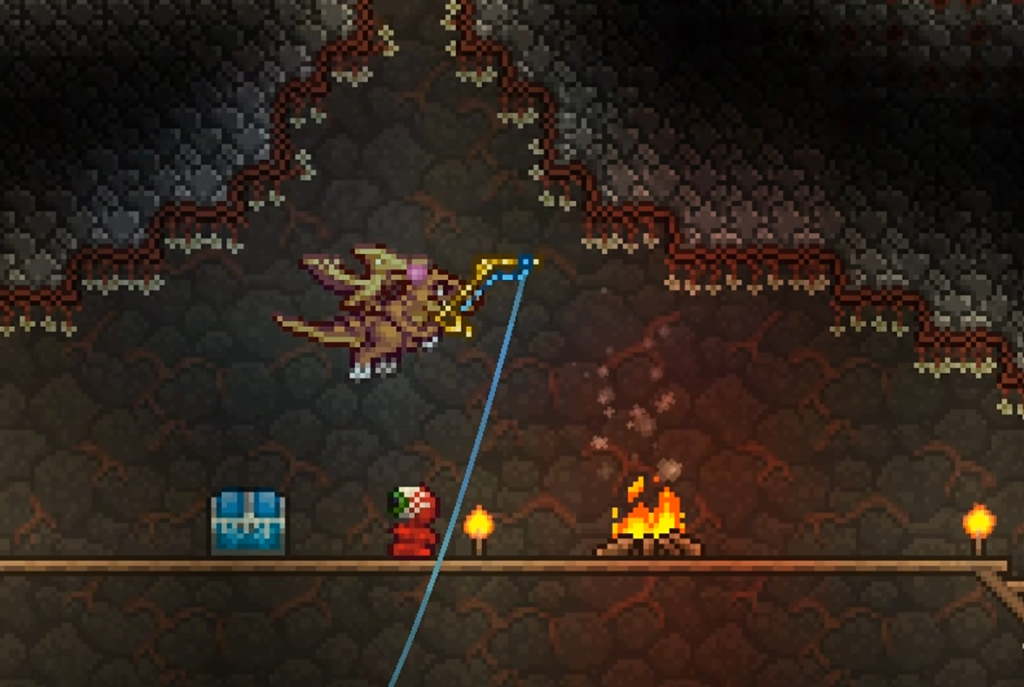 Raptor mount in Terraria