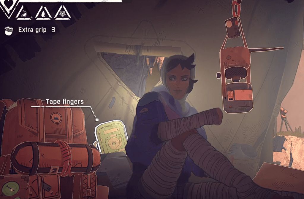 Aava taping her fingers