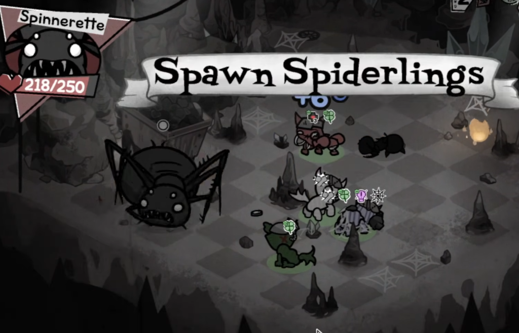 Spinnerette in Mewgenics