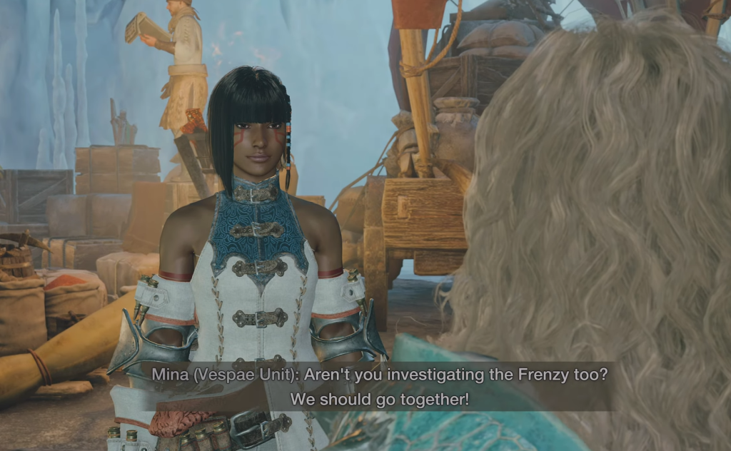 Nadia in Monster Hunter Wilds