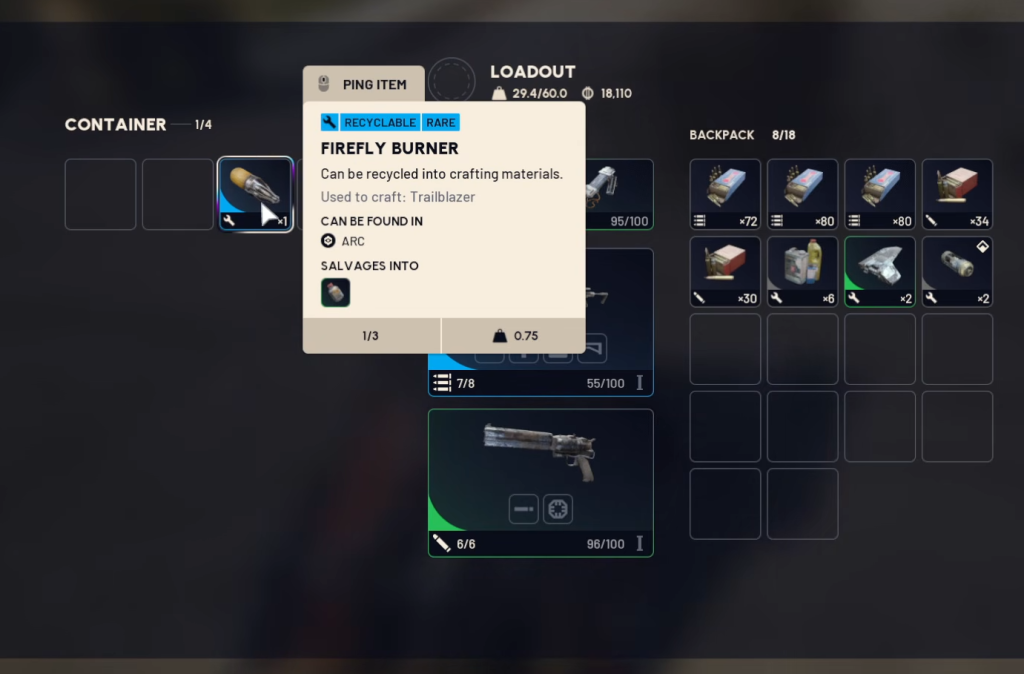  Firefly Burner in ARC Raiders