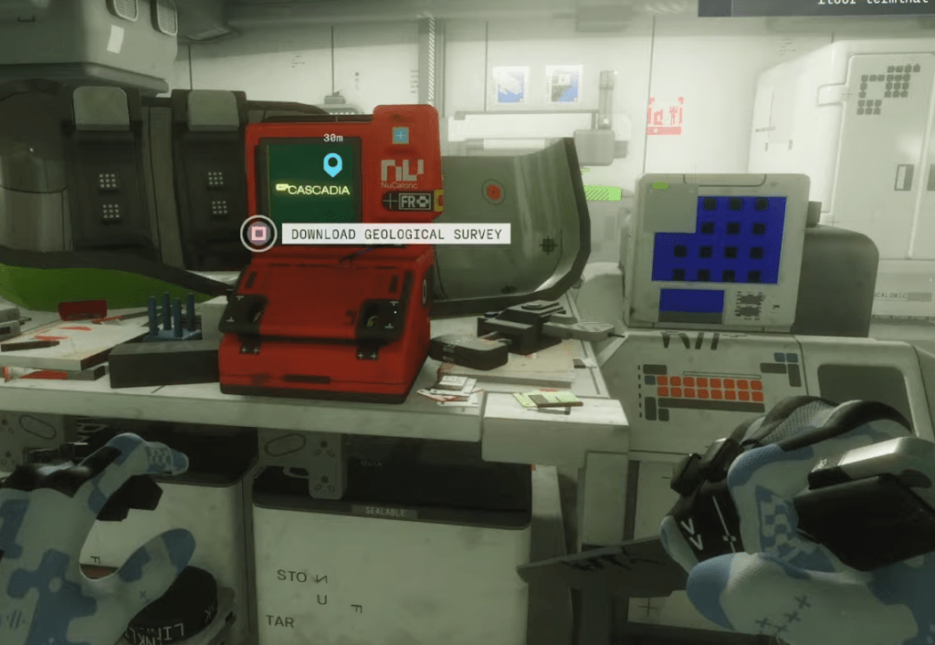 Terminal with the geographical suvey in Marathon