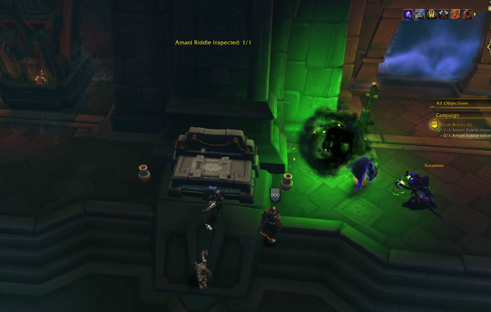 Children of the god offering vases in WoW Midnight