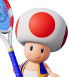 Toad, a mushroom man from the Mario franchise.