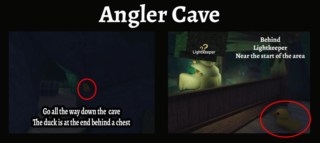 abyss duck locations in angler cave