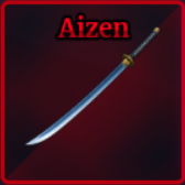 Aizen sword from Sailor Piece Roblox experience.