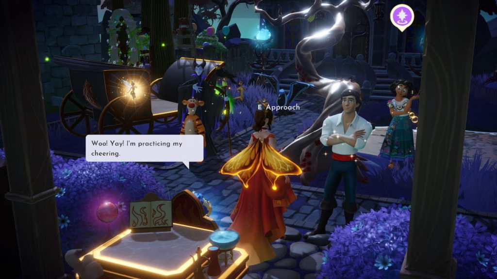 The approach raven option available in disney dreamlight valley