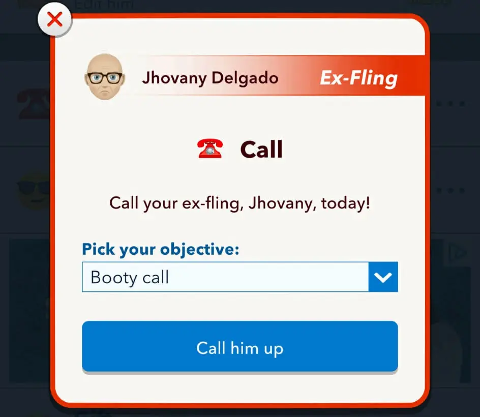 Cheating on partner with booty call in bitlife