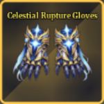 Celestial Rupture Gloves artifact from Sailor Piece Roblox experience.
