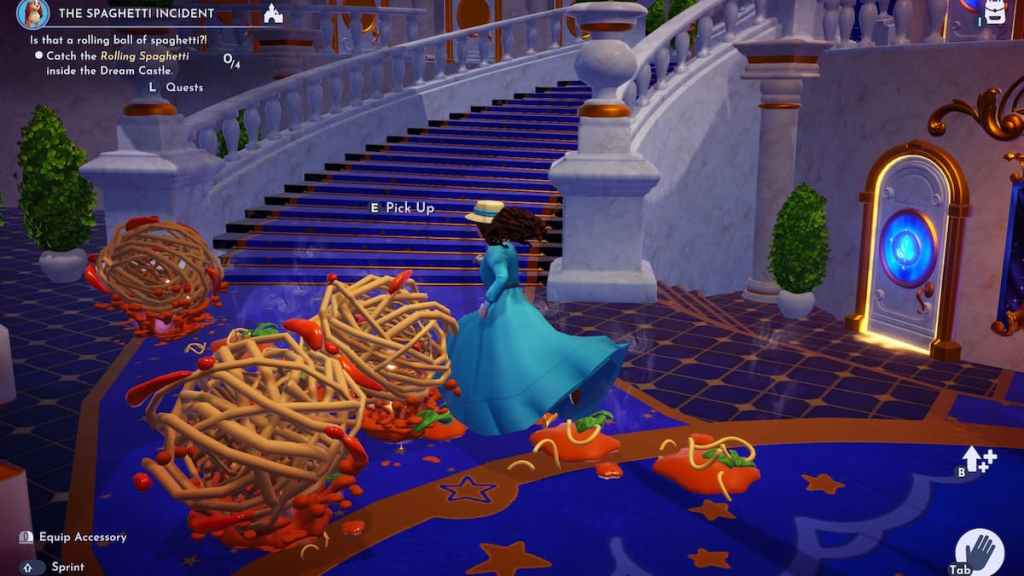 Chasing spaghetti balls in disney dreamlight valley