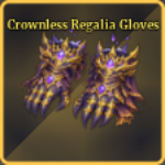 Crownless Regalia Gloves artifact from Sailor Piece Roblox experience.
