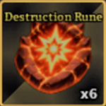 Destruction Rune from Sailor Piece Roblox experience.