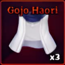 Gojo Haori accessory from Sailor Piece Roblox experience.
