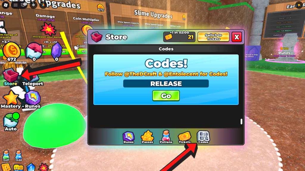How To Redeem Slime Evolution Codes