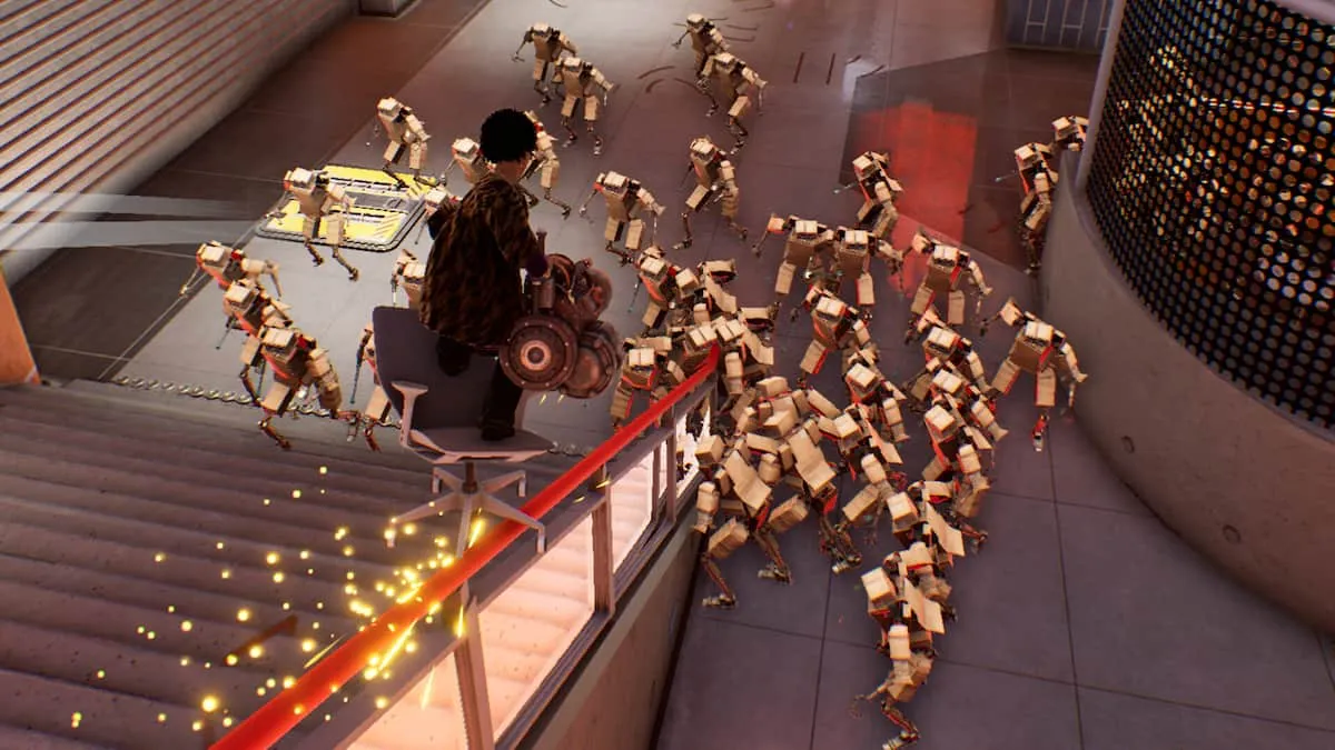 Last Man Sitting swarmed gameplay