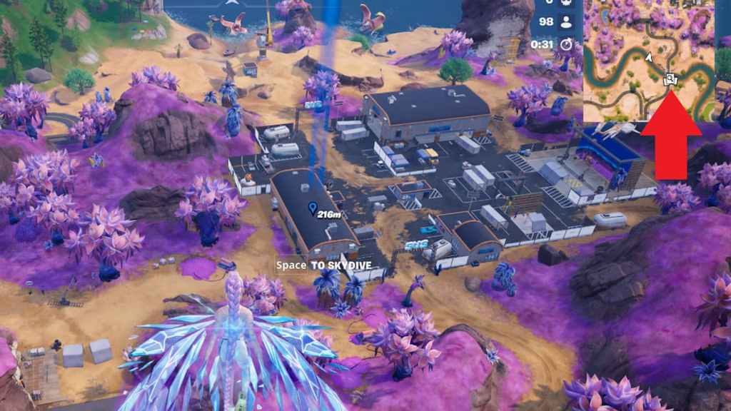 Job board map icon marked in fortnite