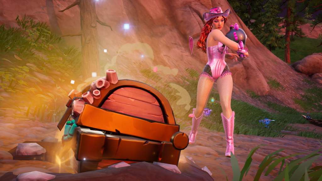 Getting treasure from job board in fortnite