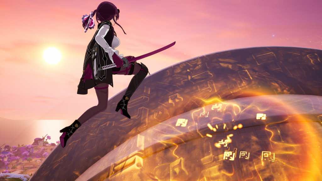 Kafka bouncing back after making contact with dark voyager ship in fortnite