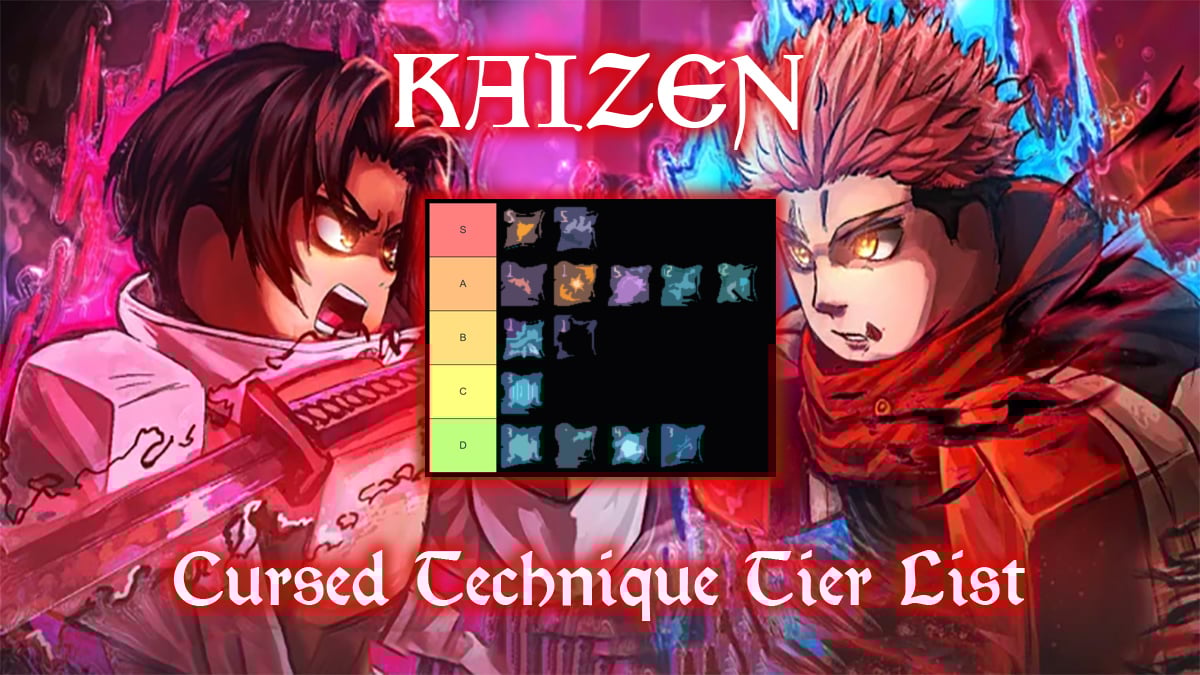 kaizen cursed technique tier list and guide