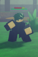 Lieutenant boss from the Sorcerer Ascent Roblox experience.