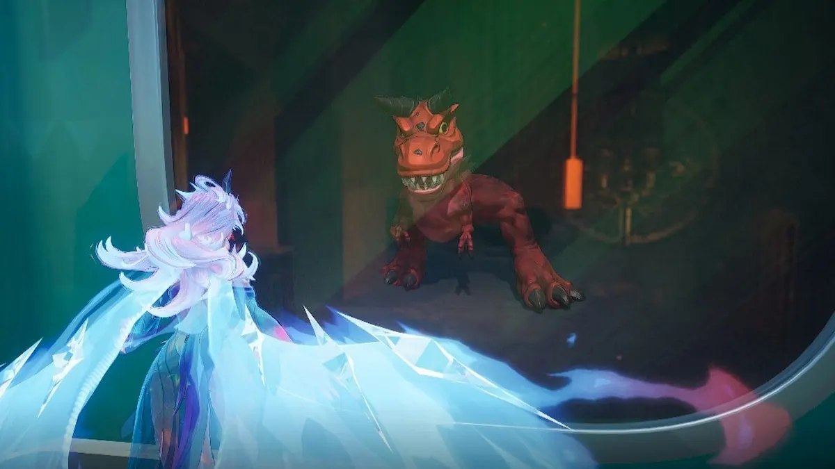 Phoenix flying in front of devil dinosaur in marvel rivals
