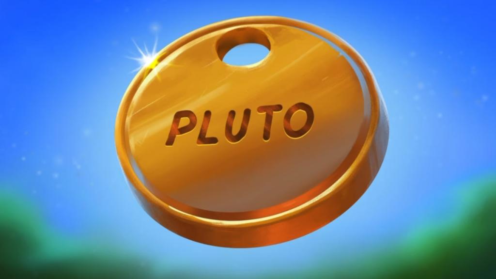 Pluto dog collar pendant in disney dreamlight valley