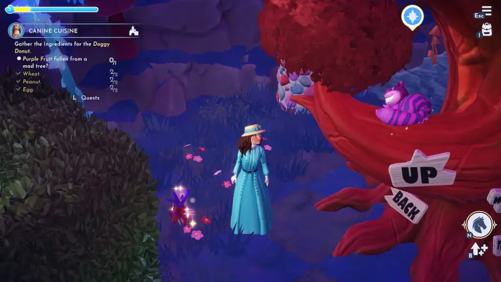 purple fruit on ground by tree in disney dreamlight valley