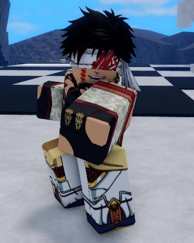 Qin Shi boss from Sailor Piece Roblox experience.