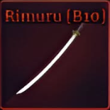 Rimuru sword from Sailor Piece Roblox experience.