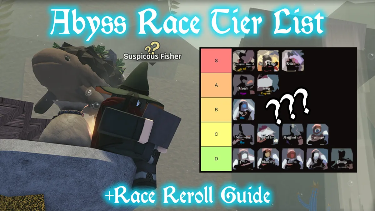 roblox abyss race tier list and race reroll guide
