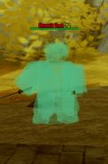 Ryoma's Soul boss from the Sorcerer Ascent Roblox experience.