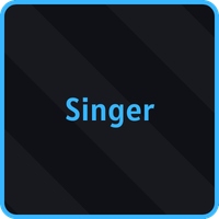 Singer aura from Sailor Piece Roblox experience.