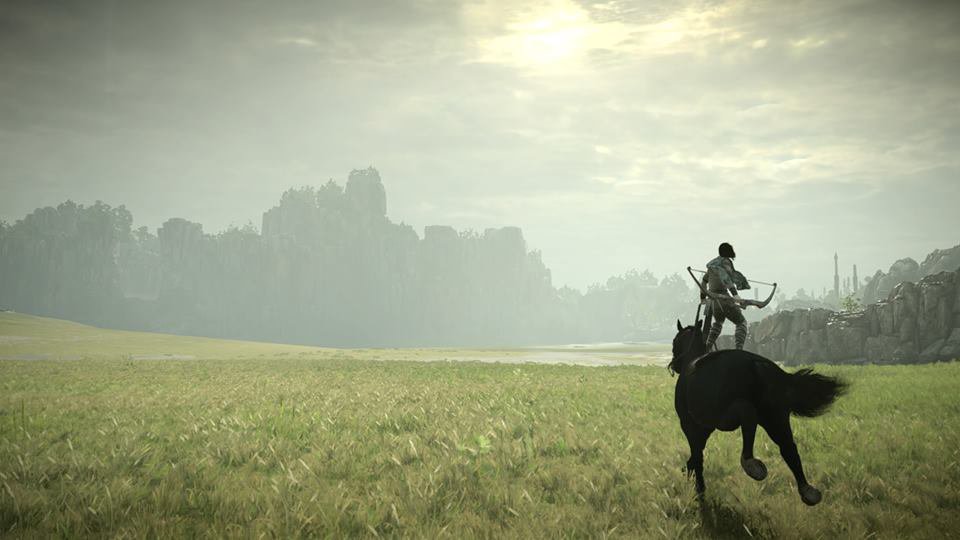 Riding Argo in Shadow of the Colossus