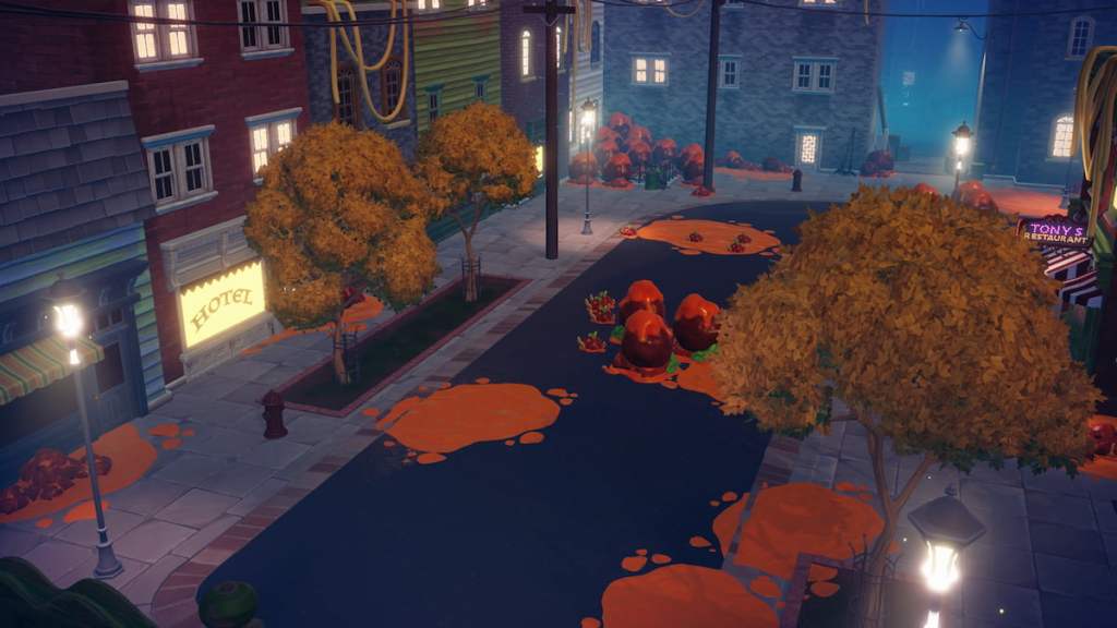 spaghetti storm taking over town in disney dreamlight valley